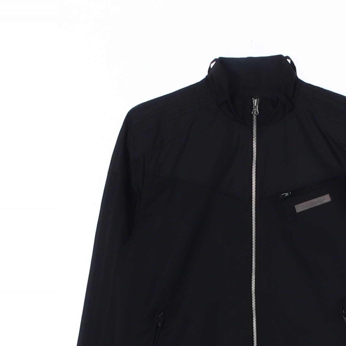 아디다스 블랙 드라이빙 바람막이 집업 재킷 이미지 2