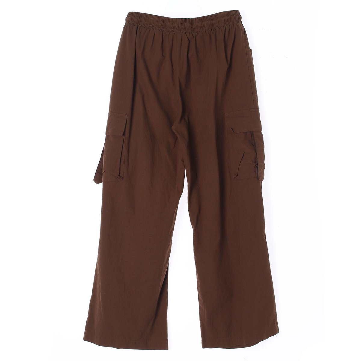밀리언코르 린넨 코튼 브라운 파라슈트 카고팬츠 이미지 4