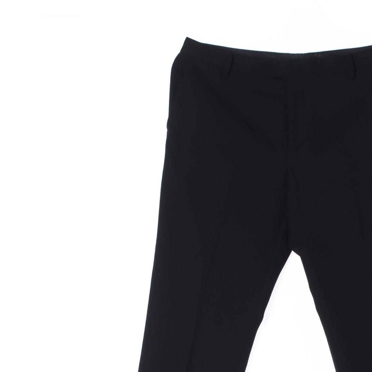 지오다노 블랙 테이퍼드 슬랙스 이미지 2