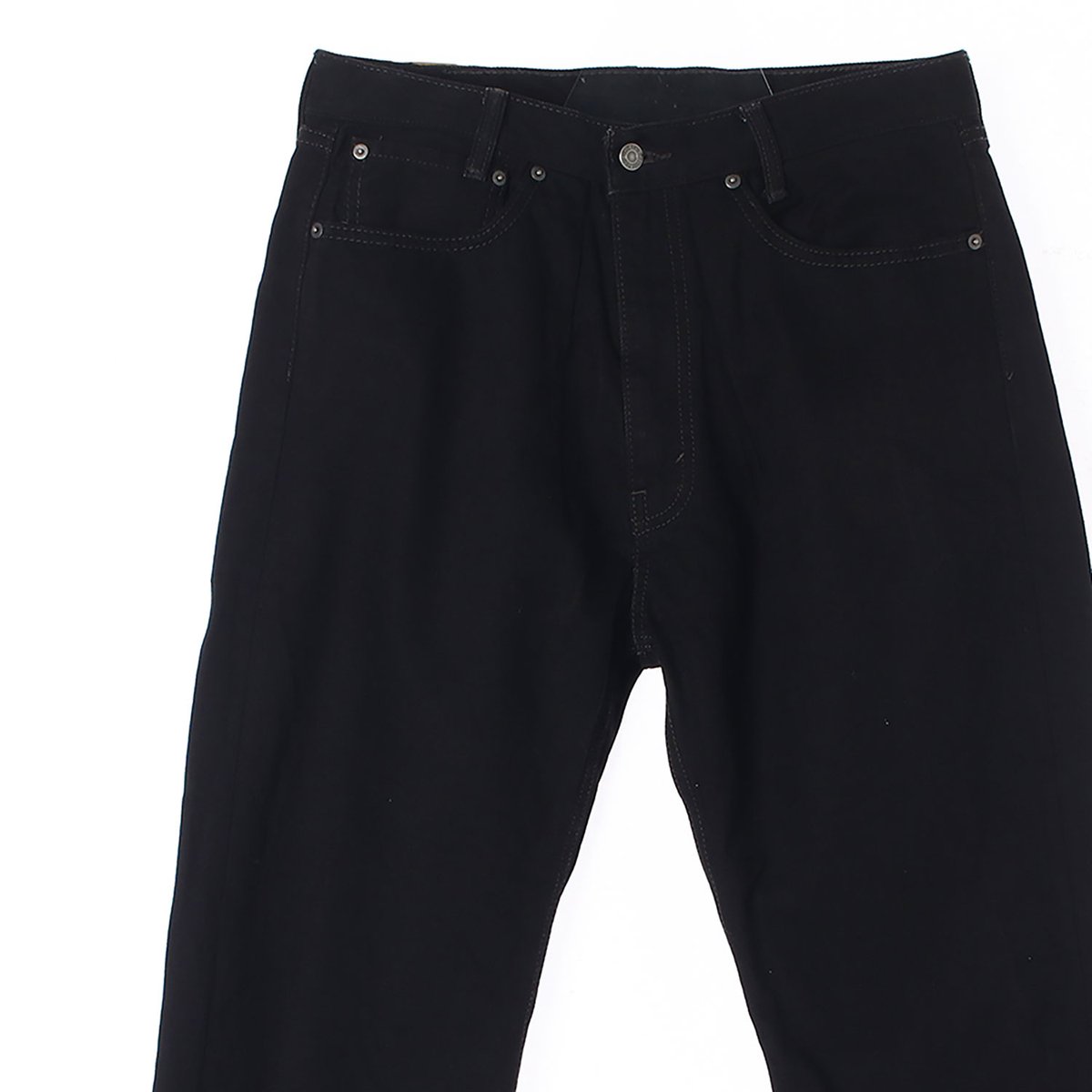 리바이스505 블랙 데님 진 청바지 이미지 2