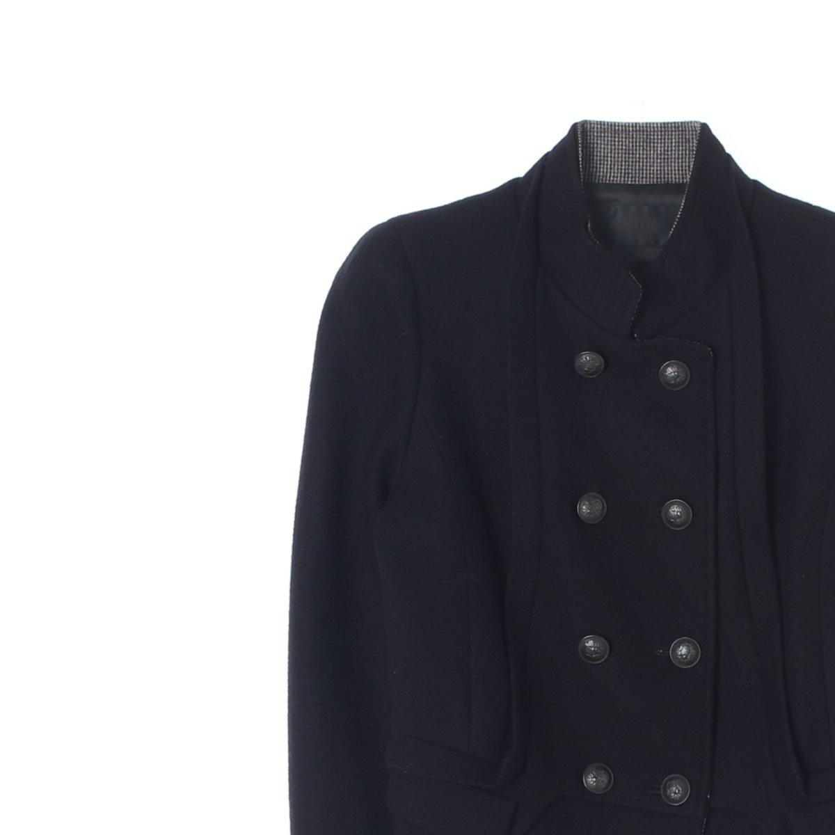 시스템 울100% 숏코트 밀리터리재킷 이미지 2