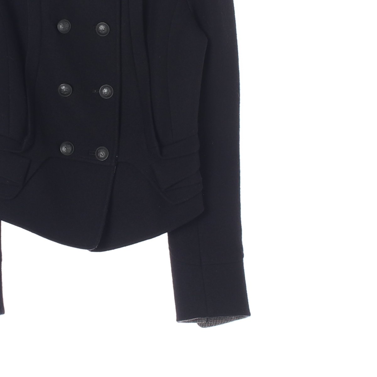 시스템 울100% 숏코트 밀리터리재킷 이미지 3