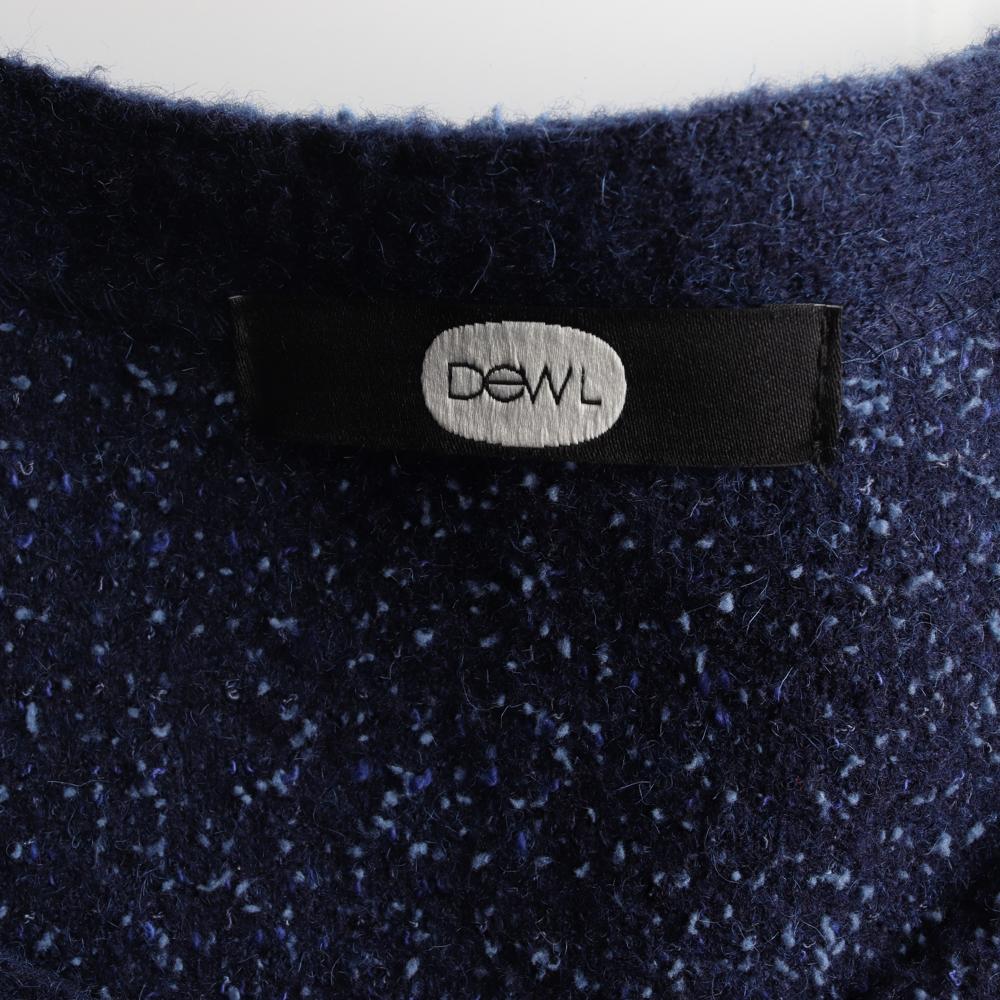 듀엘 네이비 진주 장식 울 니트 미니원피스 이미지 5