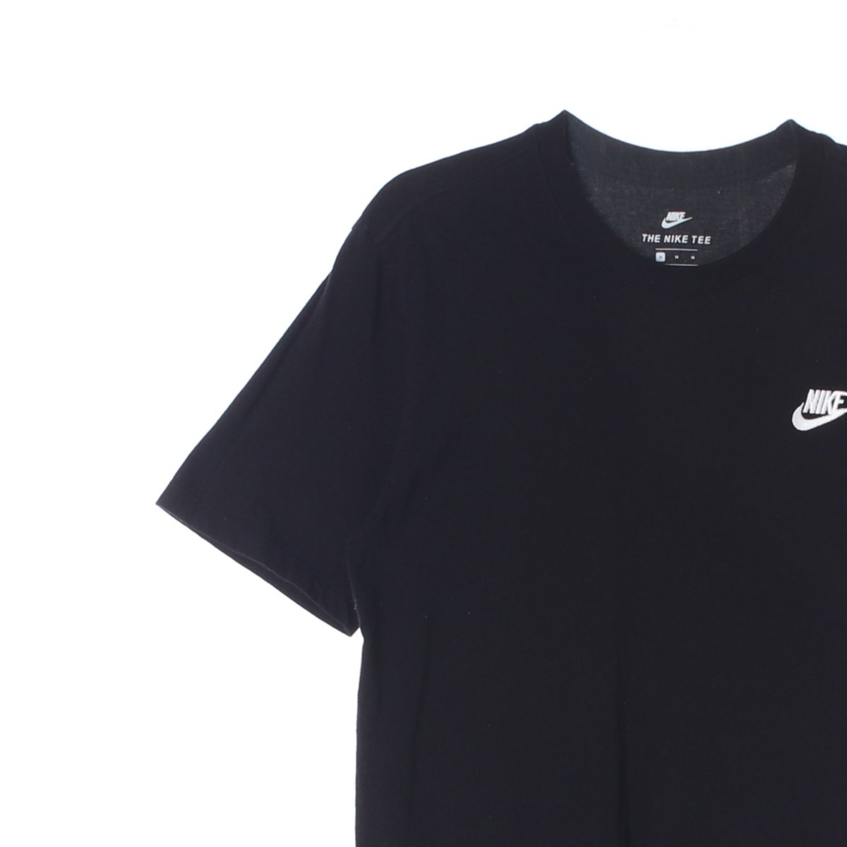 나이키 블랙 미니로고 반팔 라운드 티셔츠 이미지 2