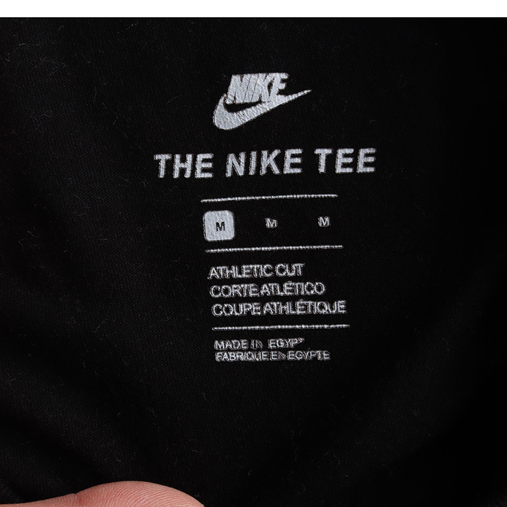 나이키 블랙 미니로고 반팔 라운드 티셔츠 이미지 5