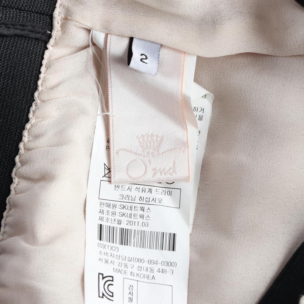 오즈세컨 베이지 레이스 퍼 밴딩 미니 티어드스커트 이미지 5