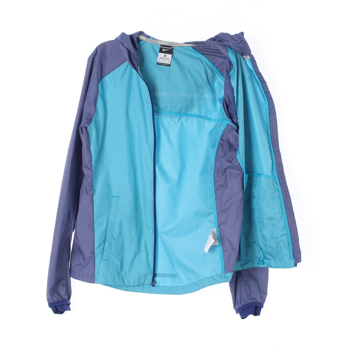나이키 러닝 퍼플블루 후드 집업 바람막이 이미지 4