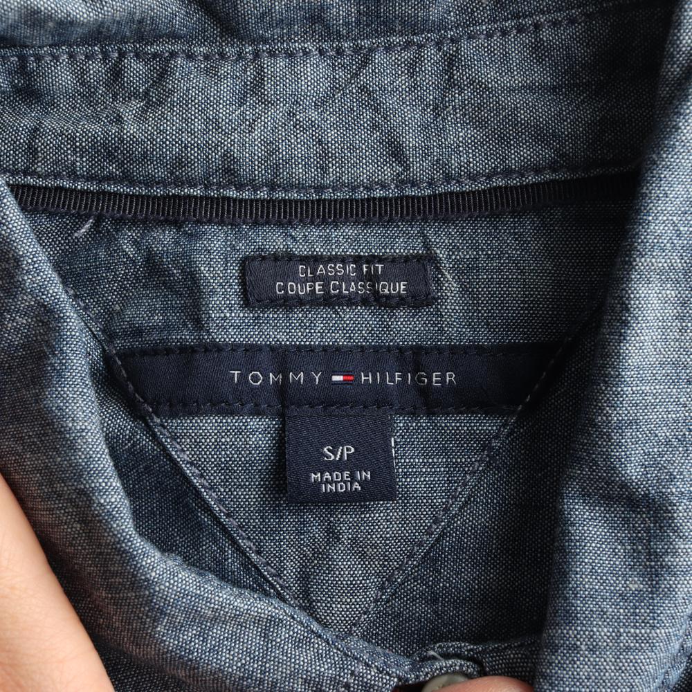 타미힐피거 데님 패치 클래식핏 셔츠 이미지 5