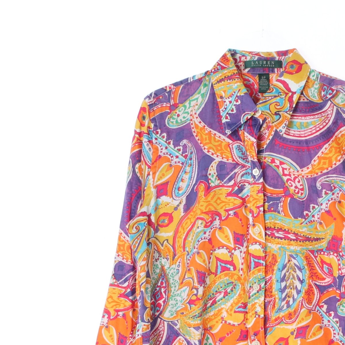 로렌 랄프 로렌 퍼플 에스닉 패턴 셔츠 이미지 2