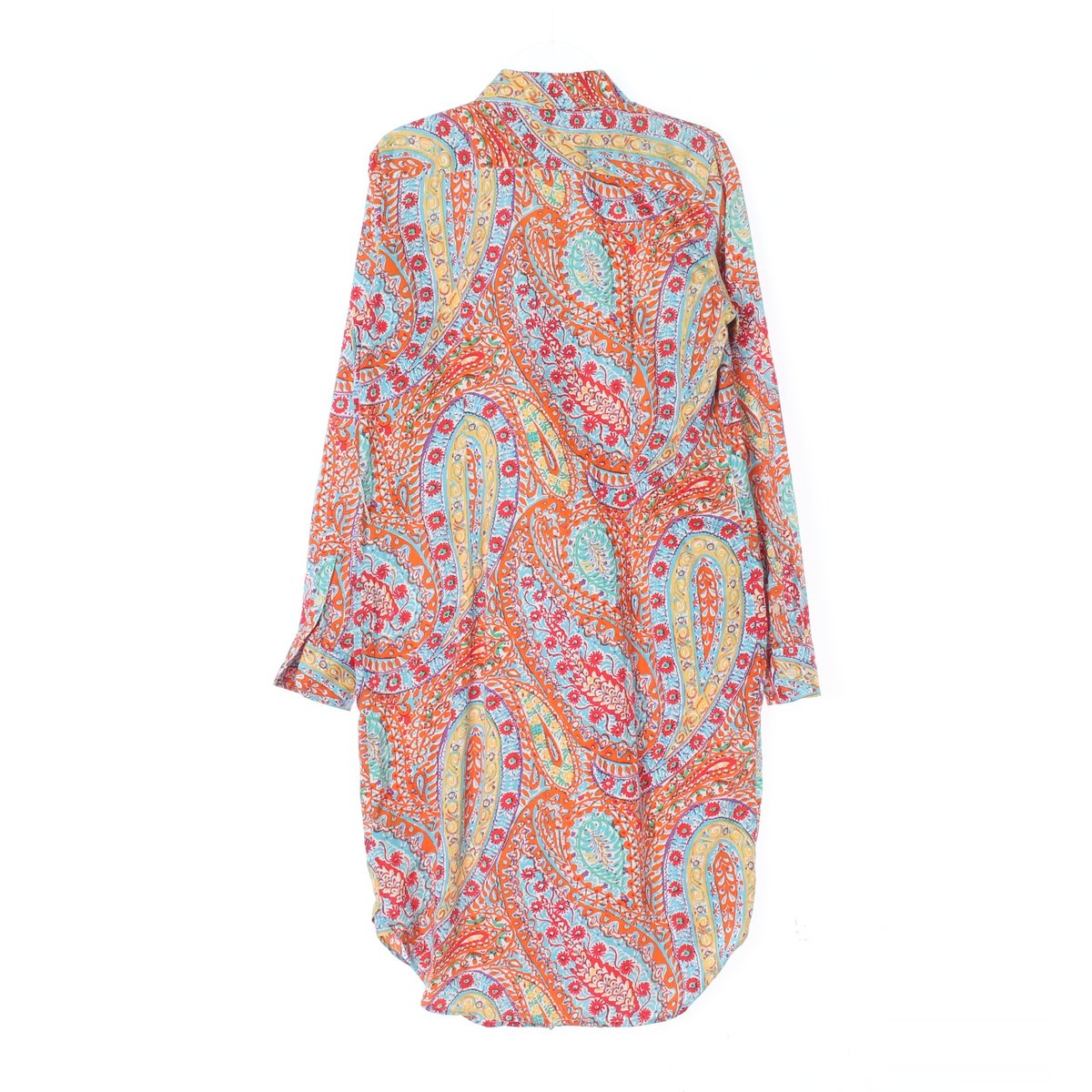 로렌 랄프 로렌 블루 에스닉패턴 롱 셔츠원피스 이미지 4