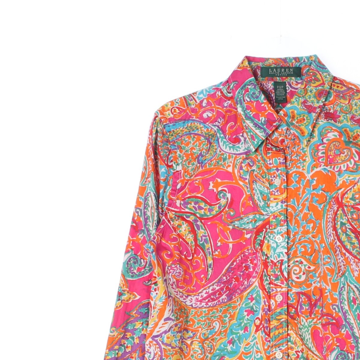 로렌 랄프 로렌 핫핑크 에스닉패턴 셔츠 이미지 2