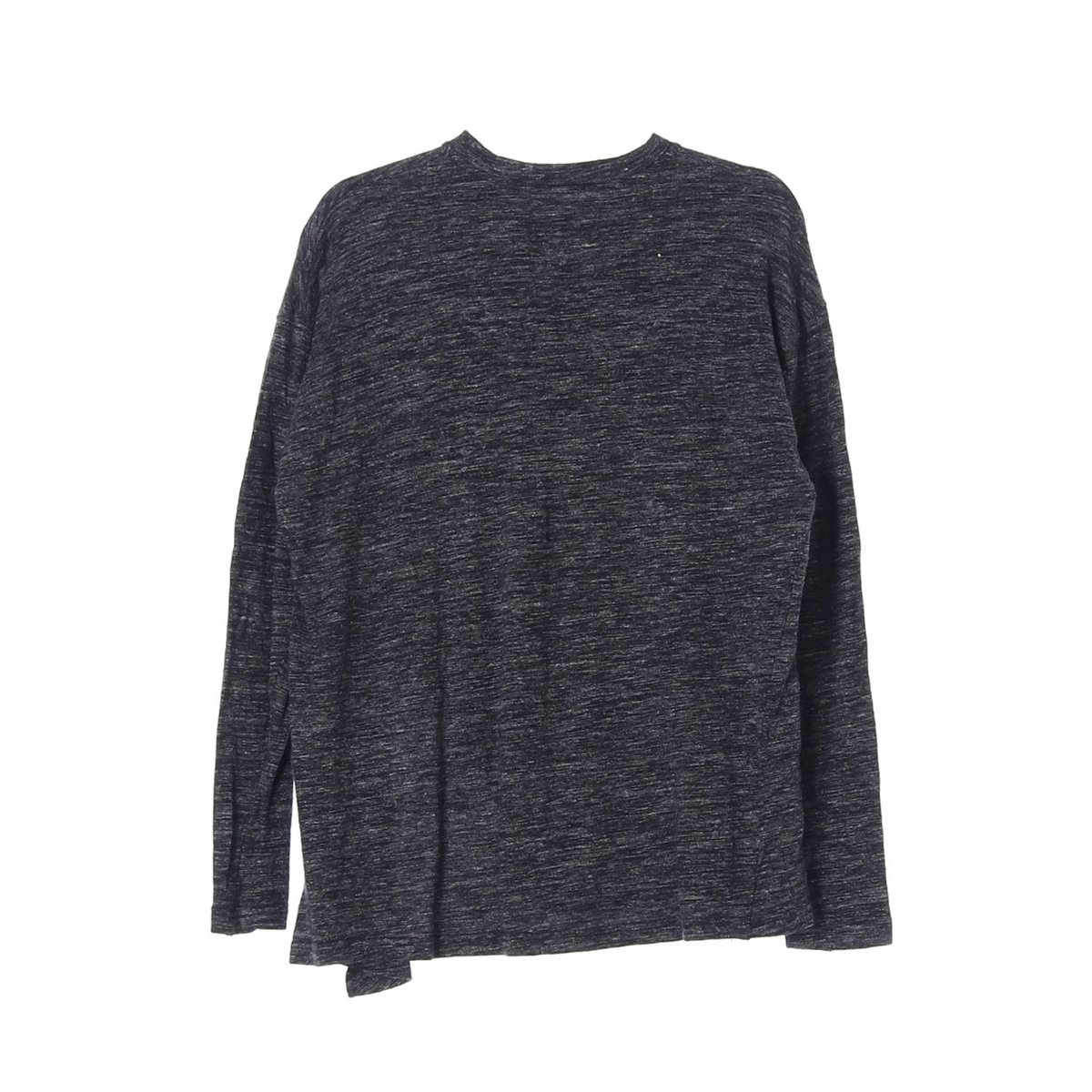 이자벨마랑 린넨/울 차콜 긴팔 라운드 티셔츠 이미지 4