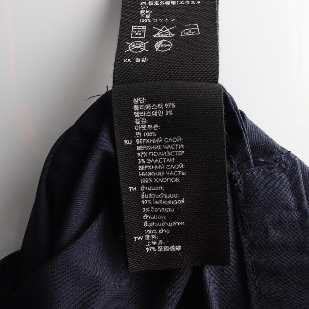 코스 네이비 패턴 배색 오버핏 티셔츠 이미지 6