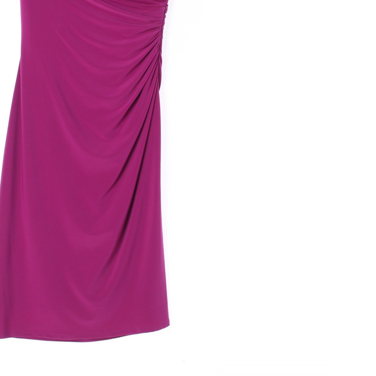 로렌 랄프 로렌 퍼플 오프숄더 원숄더 칵테일 드레스 이미지 3