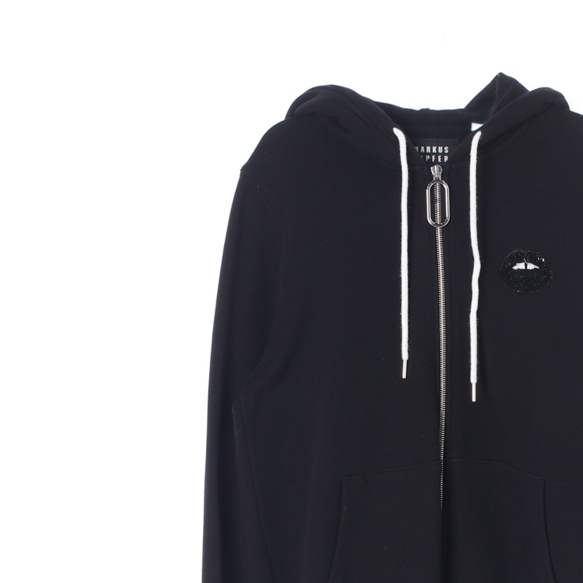 마커스루퍼 블랙 지퍼디테일 후드 집업 이미지 2