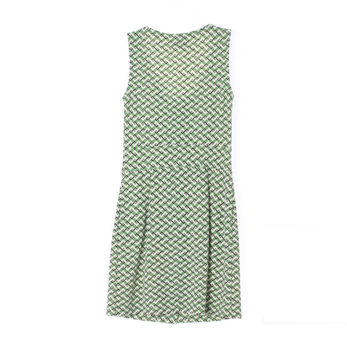 쥬시꾸뛰르 그린 패턴 민소매 미니 드레스 이미지 4