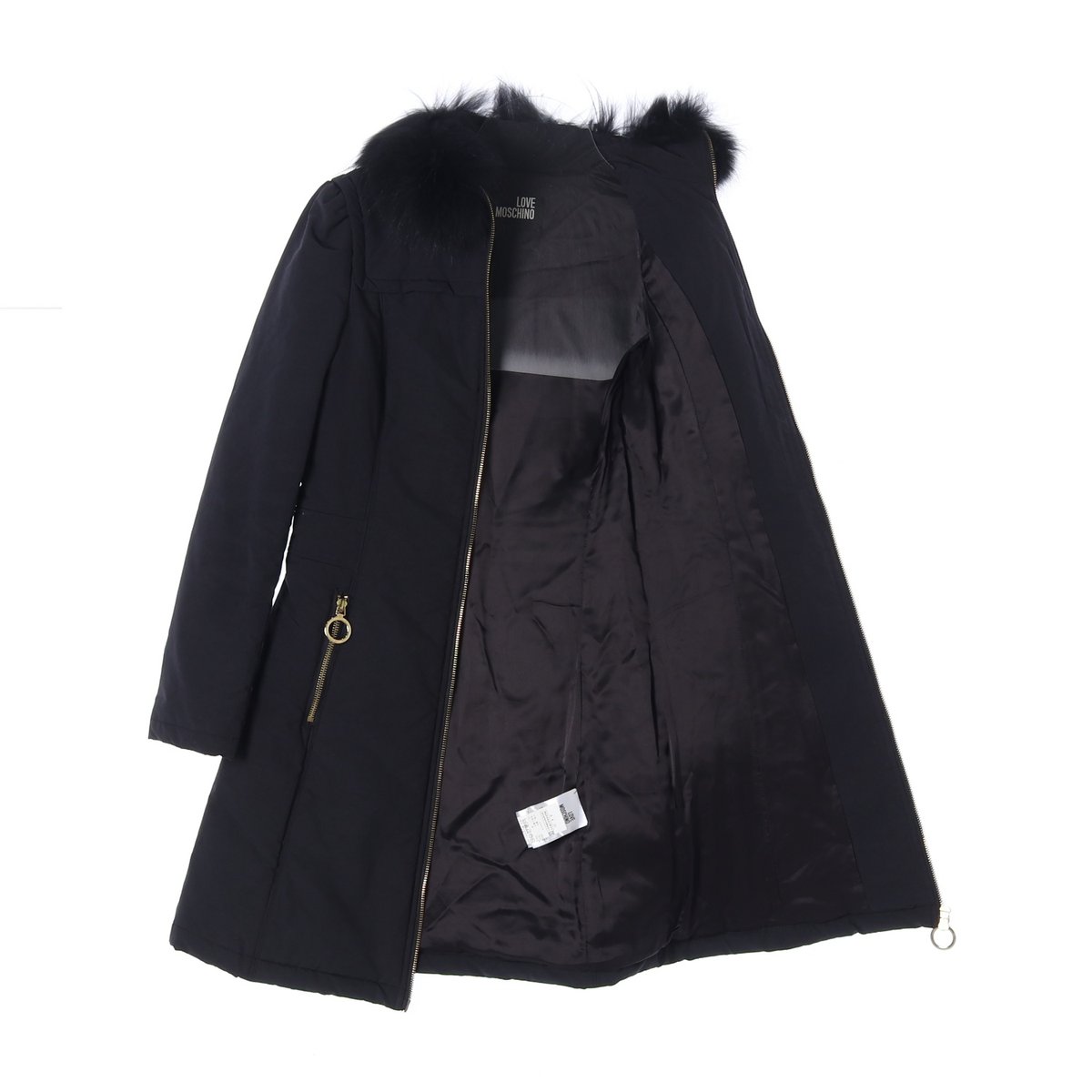 러브 모스키노 블랙 골드지퍼 야상 패딩 점퍼 이미지 4