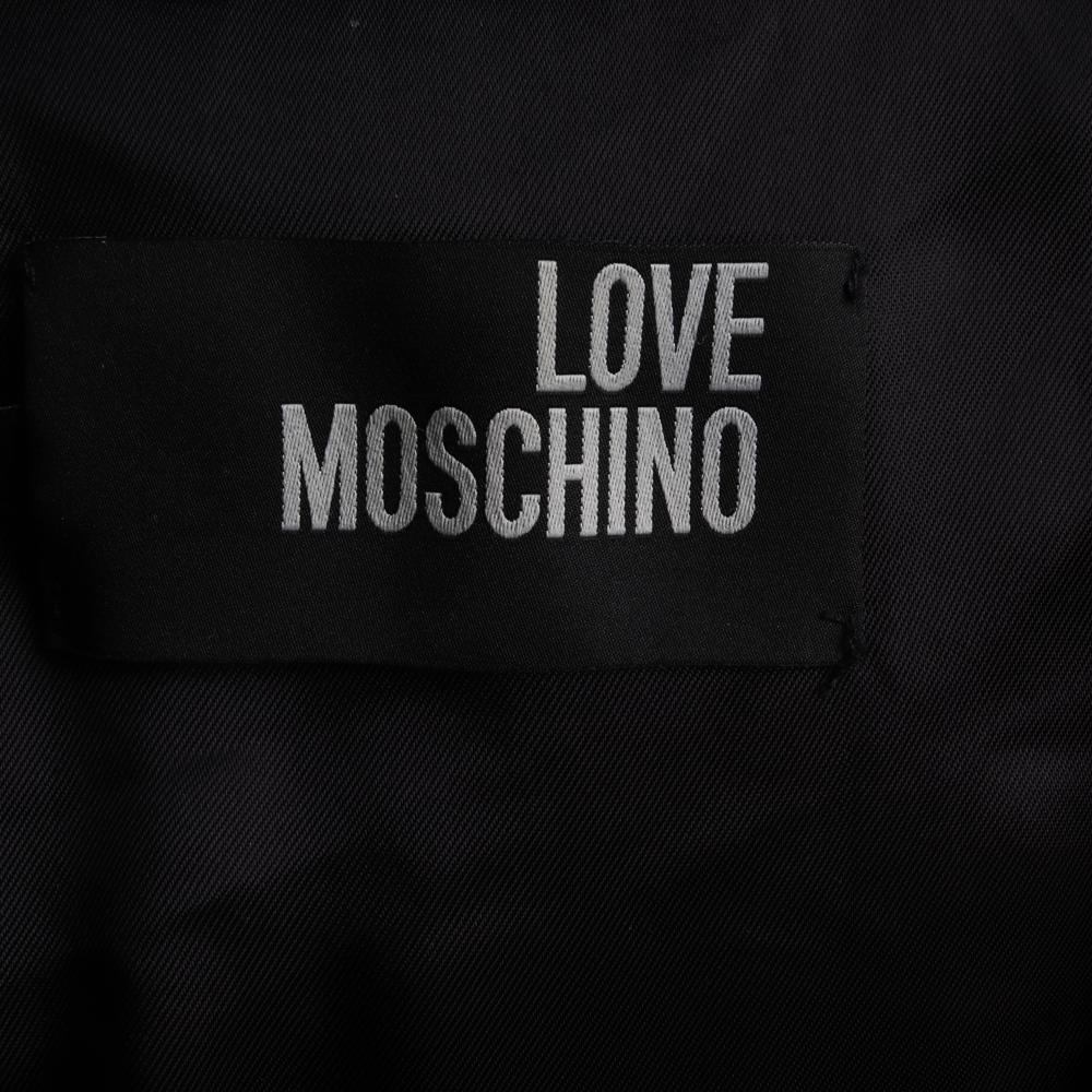 러브 모스키노 블랙 골드지퍼 야상 패딩 점퍼 이미지 6