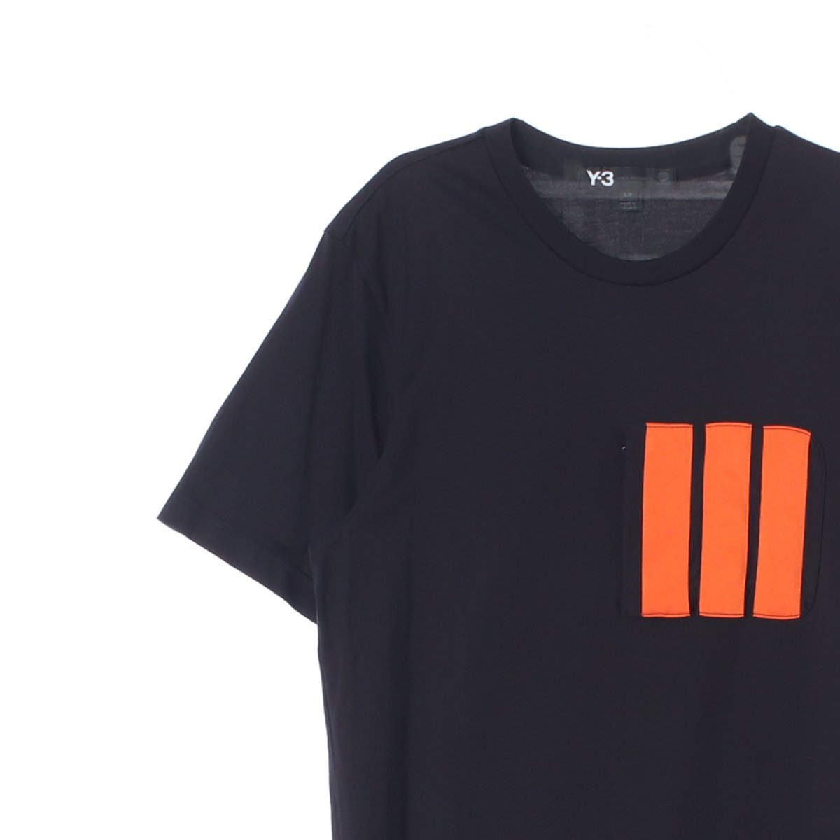 Y-3요지야마모트 블랙 반팔 라운드 티셔츠 이미지 2