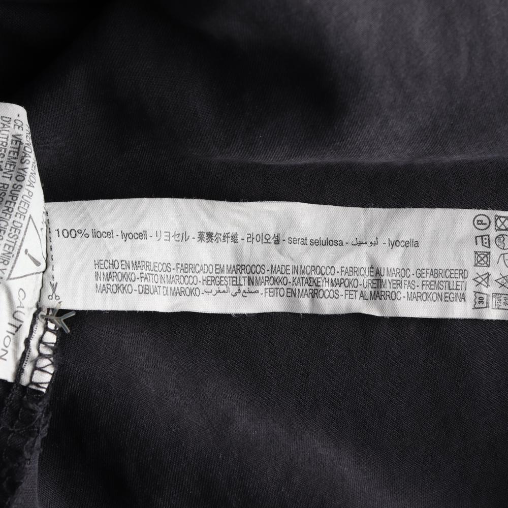 자라 블랙 러플 소매 브이넥 셔츠 미니 원피스 이미지 6