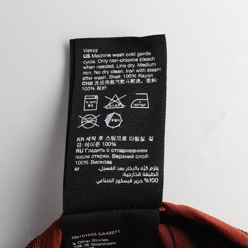 앤아더스토리즈 브라운 크롭 블라우스 이미지 6