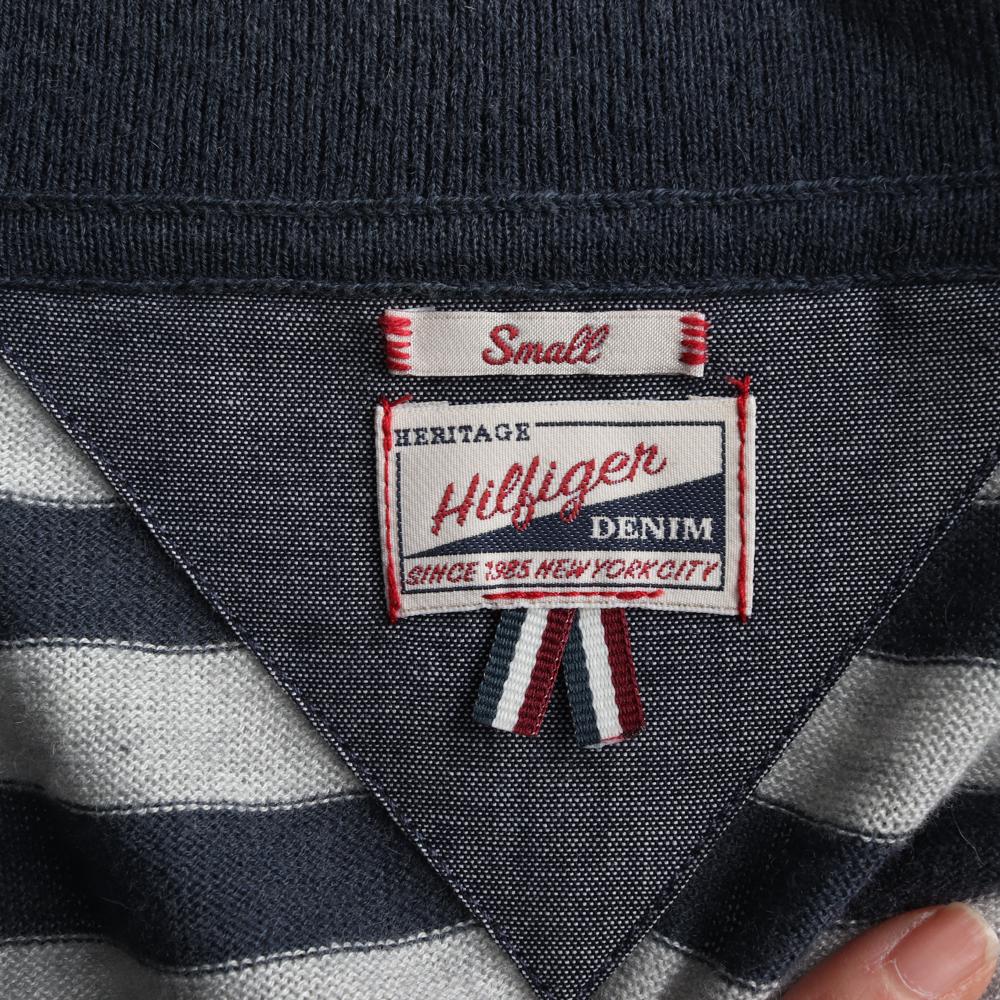 타미힐피거 스트라이프 브이넥 울 가디건 이미지 5