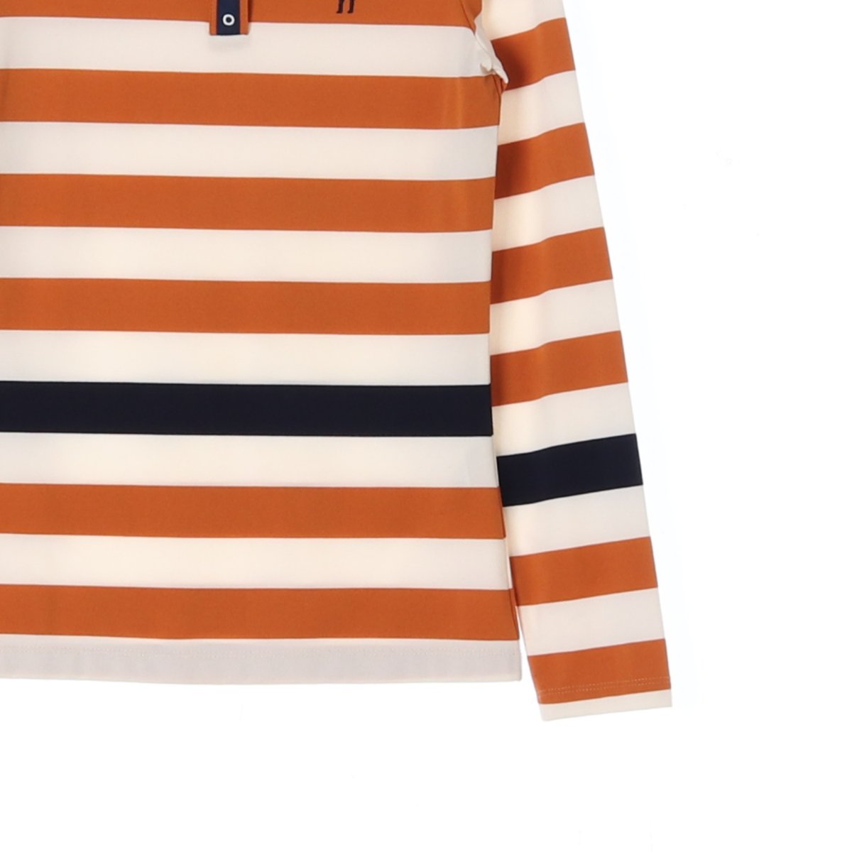 헤지스 골프 스트라이프 긴팔 카라 폴로 티셔츠 이미지 3