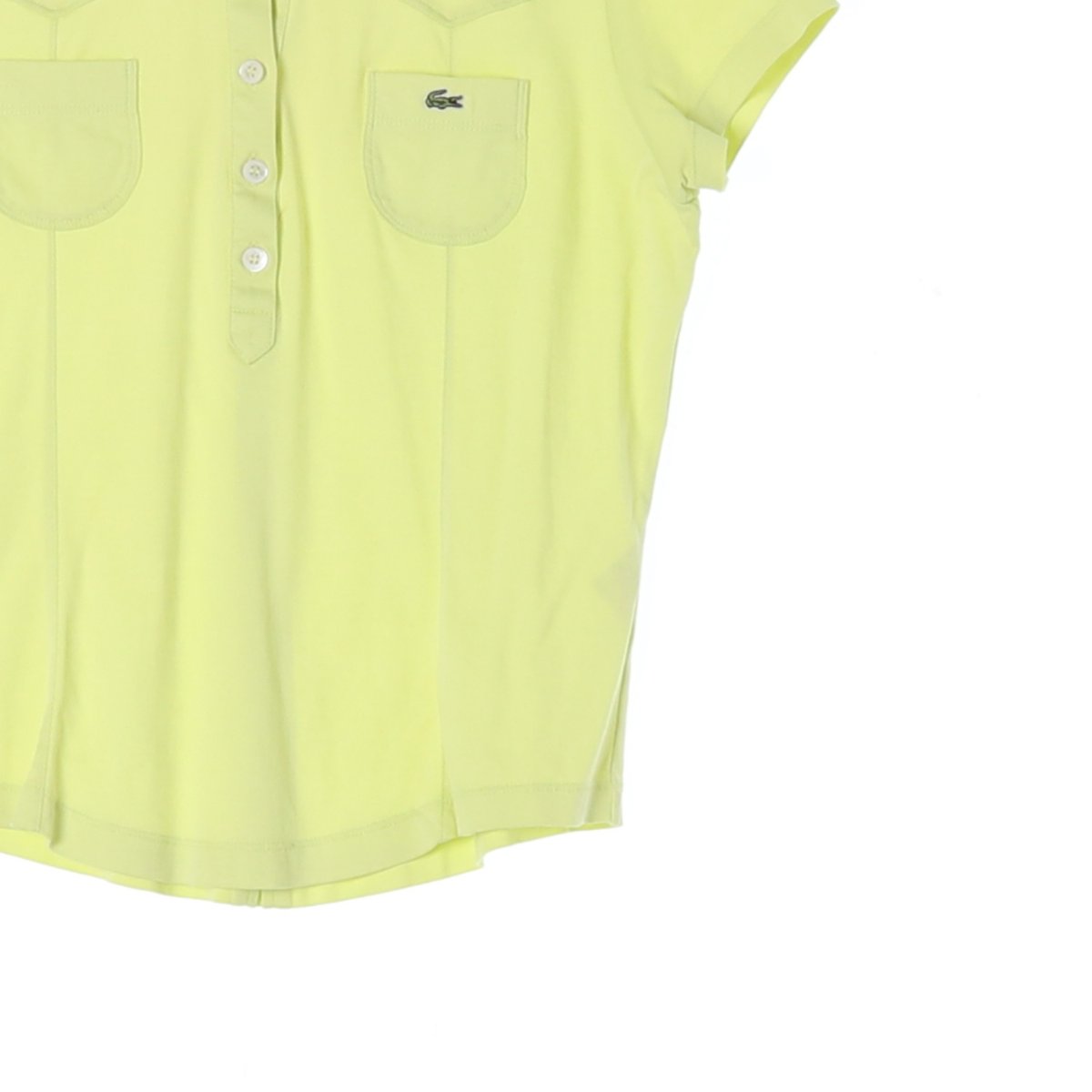 라코스테 폴로 캡소매 반팔 카라 티셔츠 이미지 3