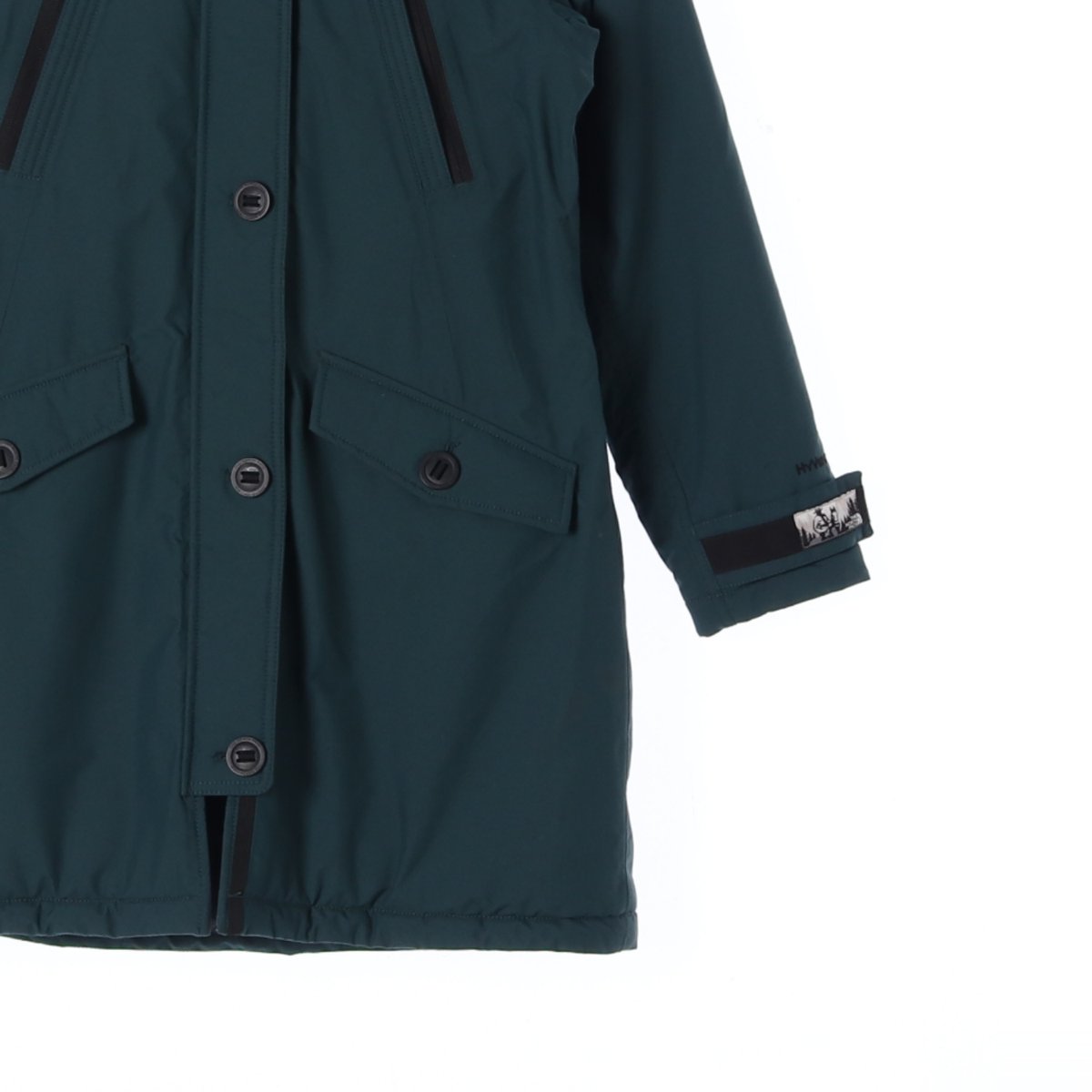 노스페이스 그린 패딩 점퍼 이미지 3