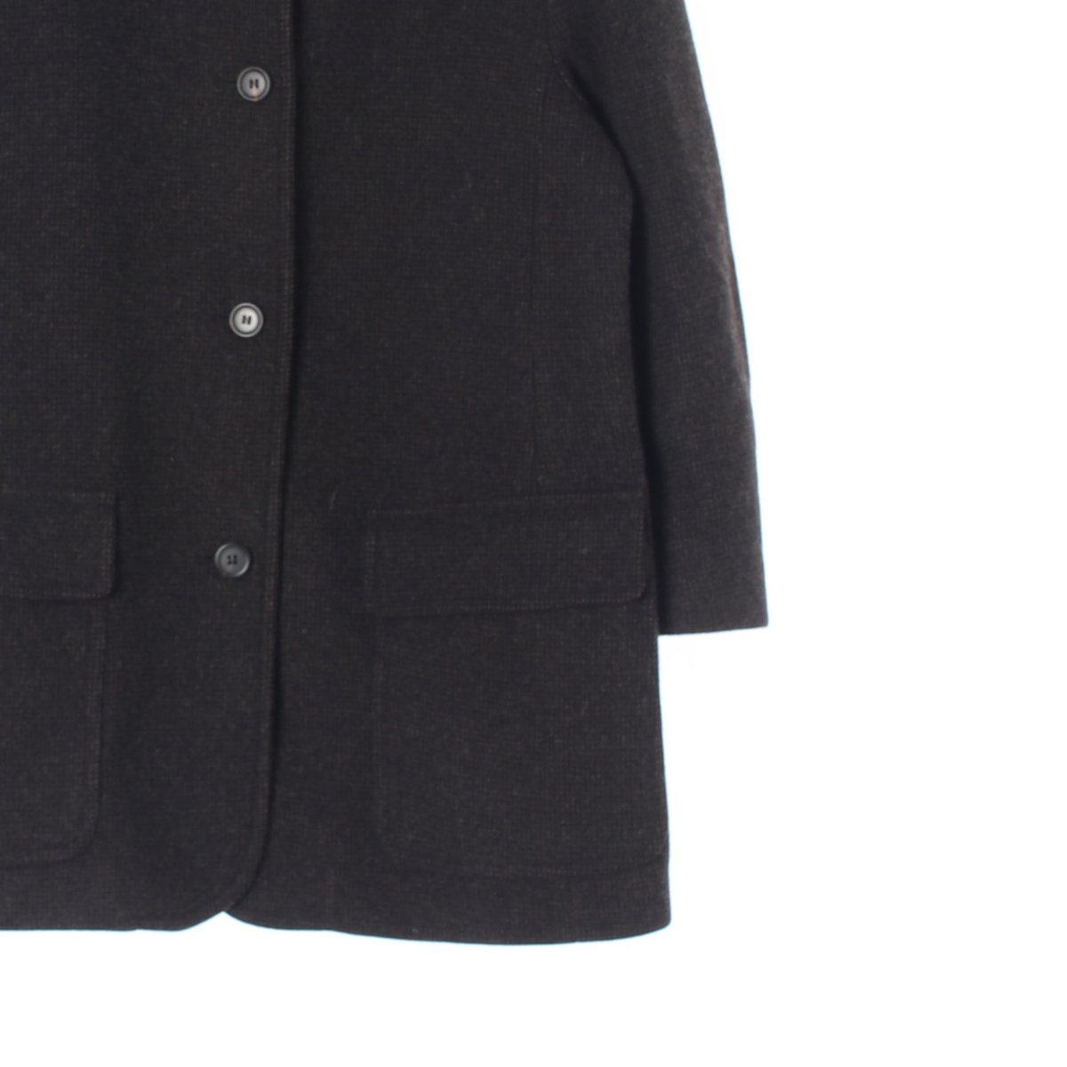 버버리 차콜 퍼카라 싱글코트 이미지 3