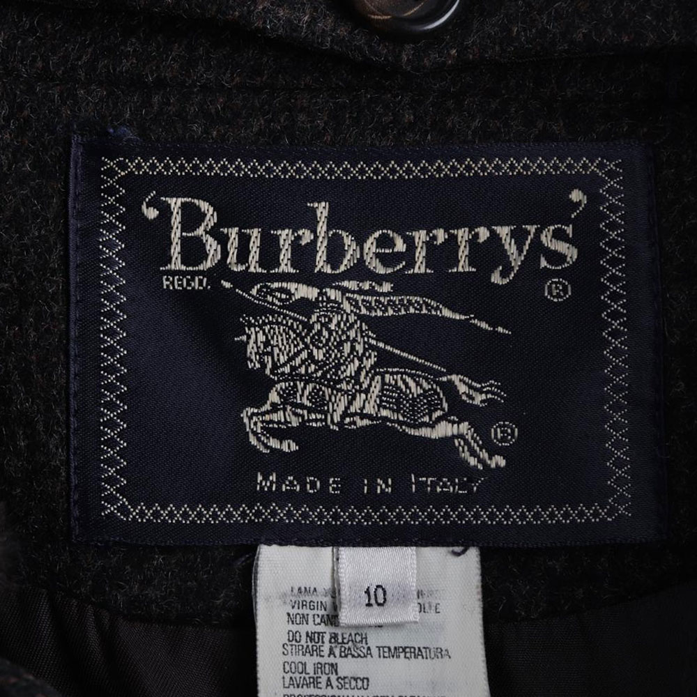 버버리 차콜 퍼카라 싱글코트 이미지 6