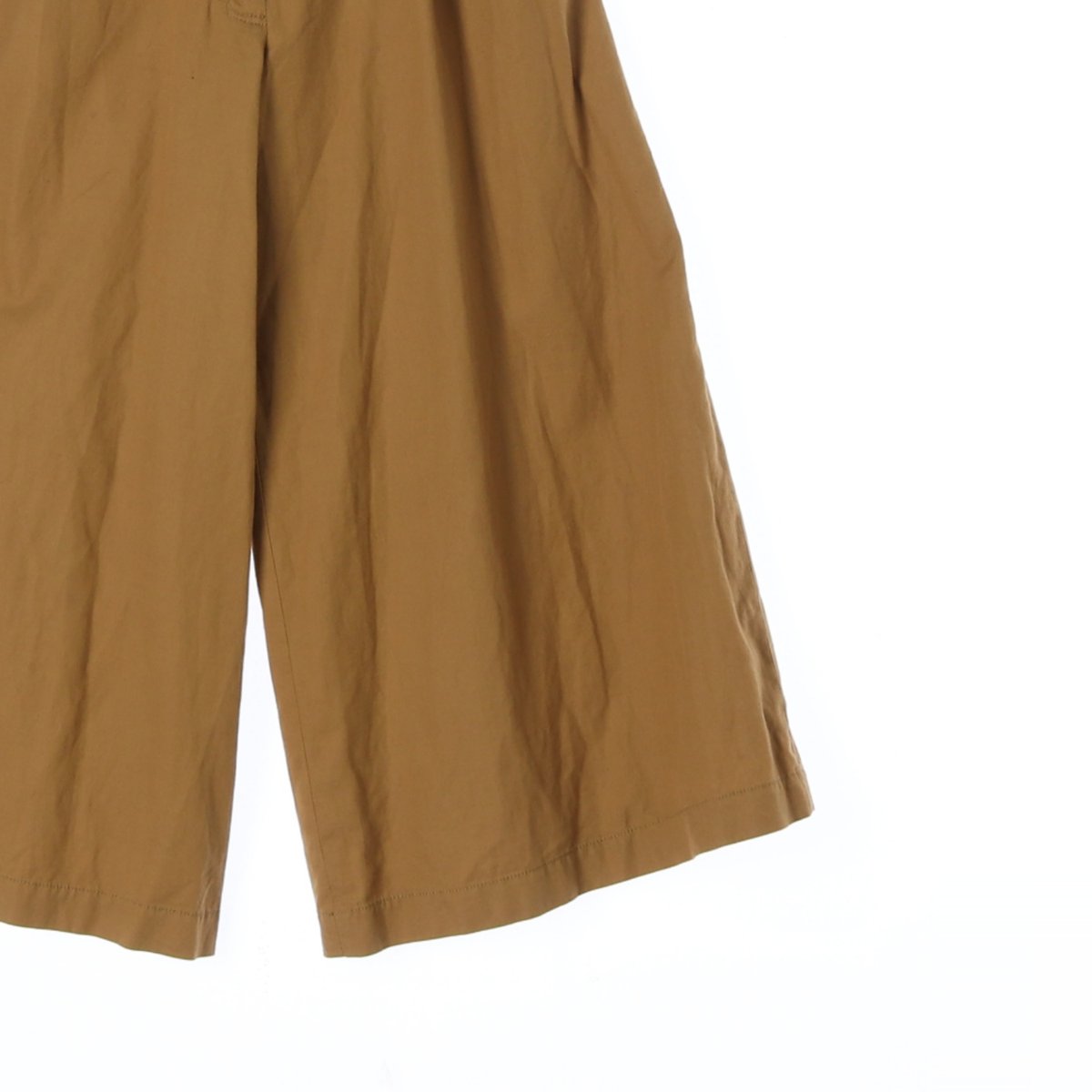 바네사브루노 카멜 린넨 리본 타이벨트 와이드팬츠 이미지 3