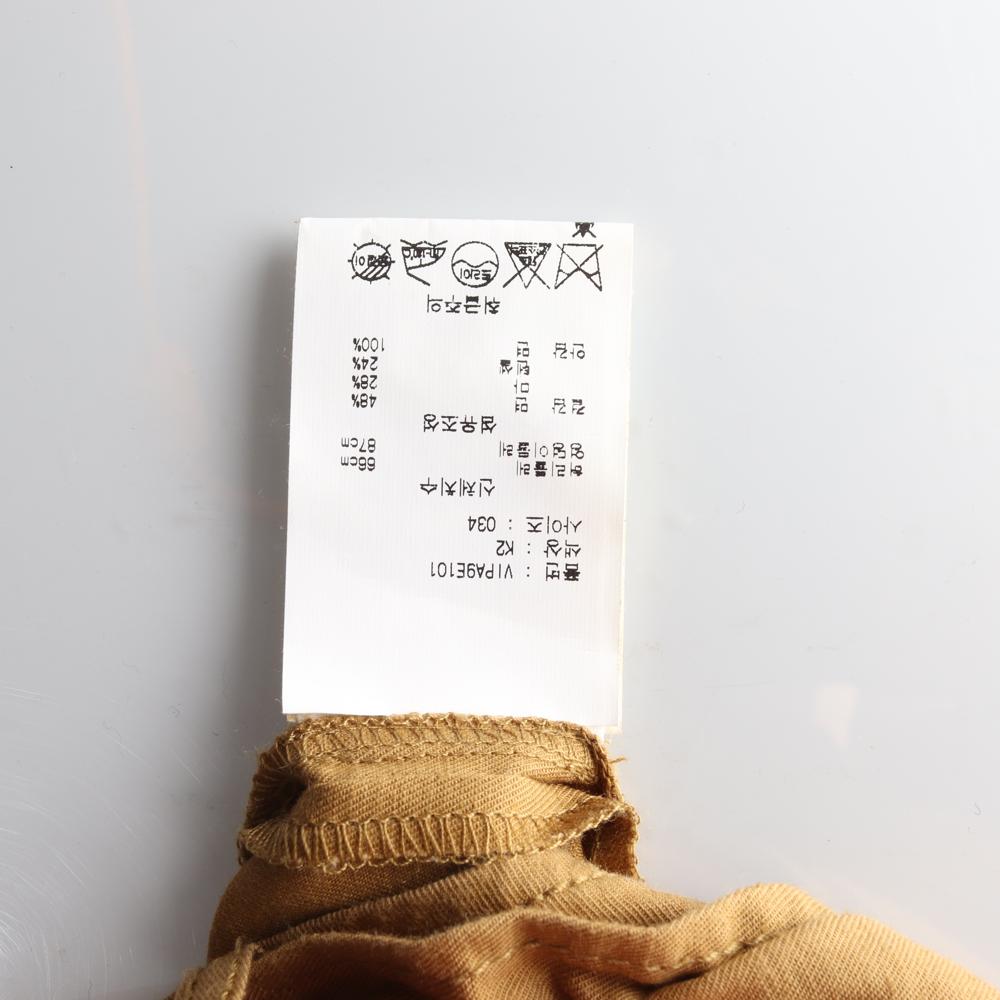 바네사브루노 카멜 린넨 리본 타이벨트 와이드팬츠 이미지 6