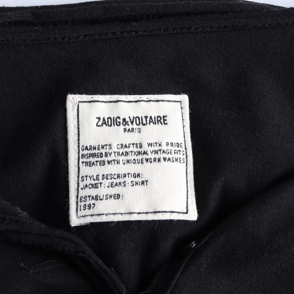 쟈딕앤볼테르 블랙 헨리텍 긴팔 티셔츠 이미지 5