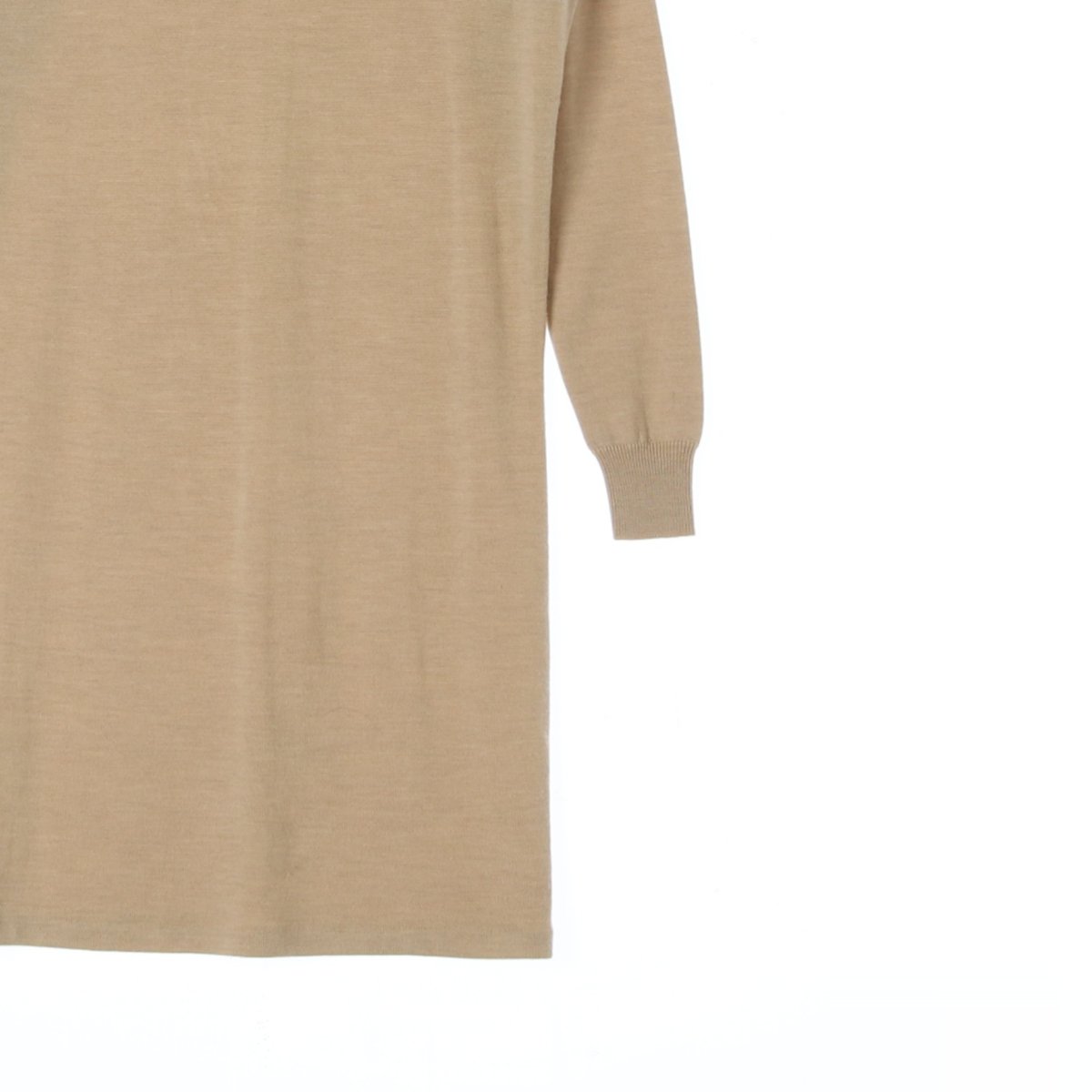 폴로 랄프 로렌 베이지 메리노울100% 브이넥 니트원피스 이미지 3