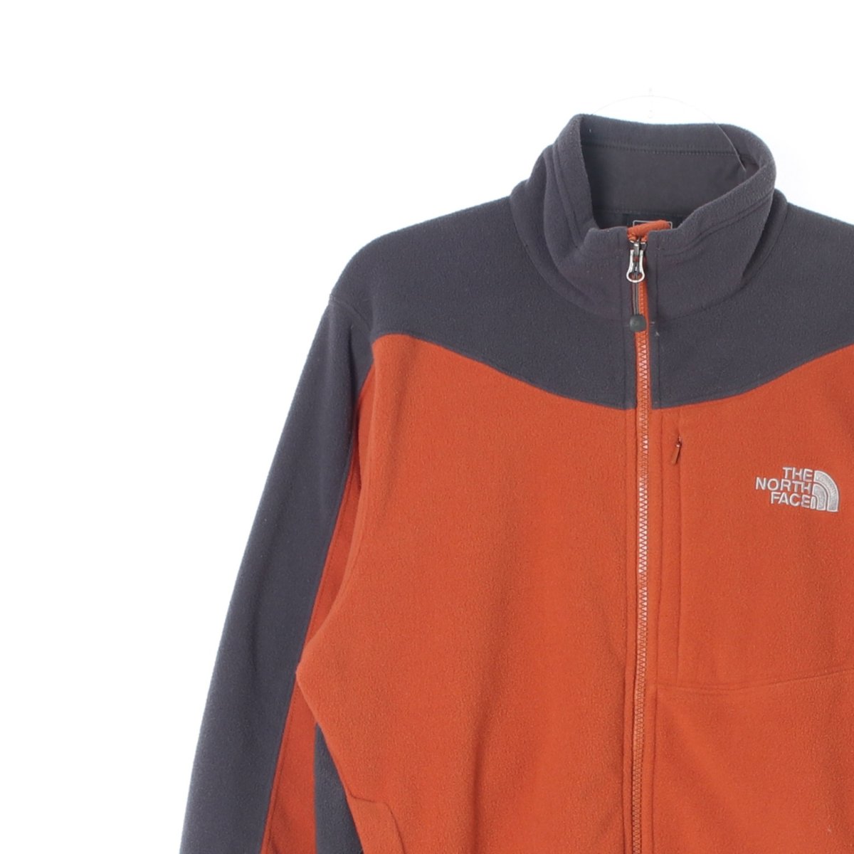노스페이스 셰르파 차콜오렌지 플리스 기모 집업재킷 이미지 2