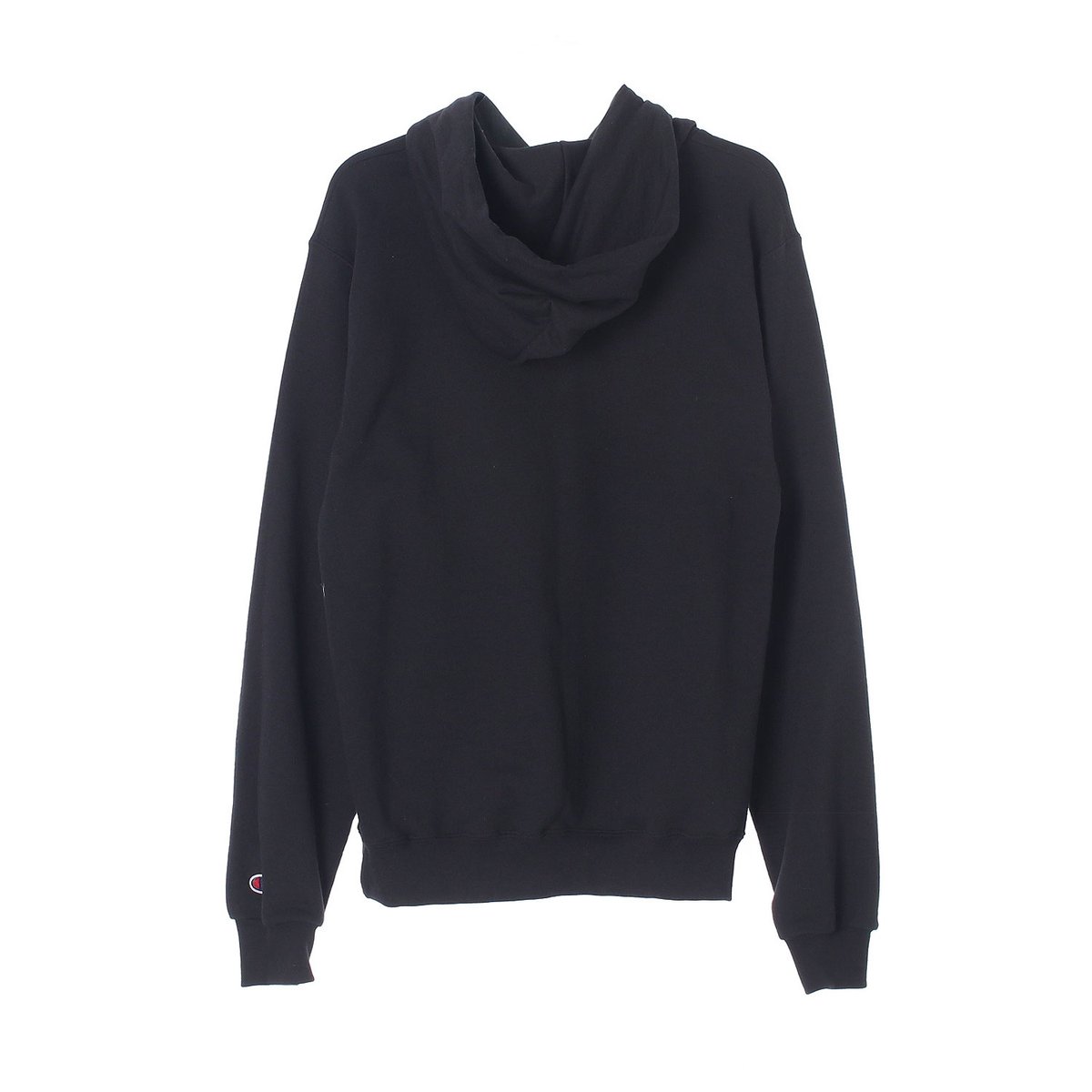 챔피온 블랙 기본 후드티셔츠 이미지 4
