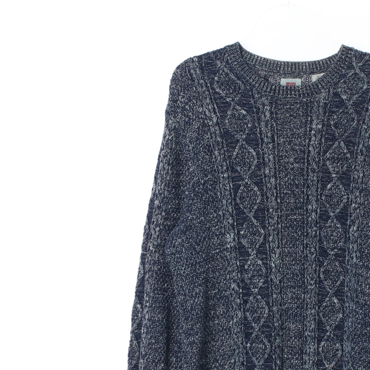 리바이스 블루 코튼 니트 스웨터 이미지 2