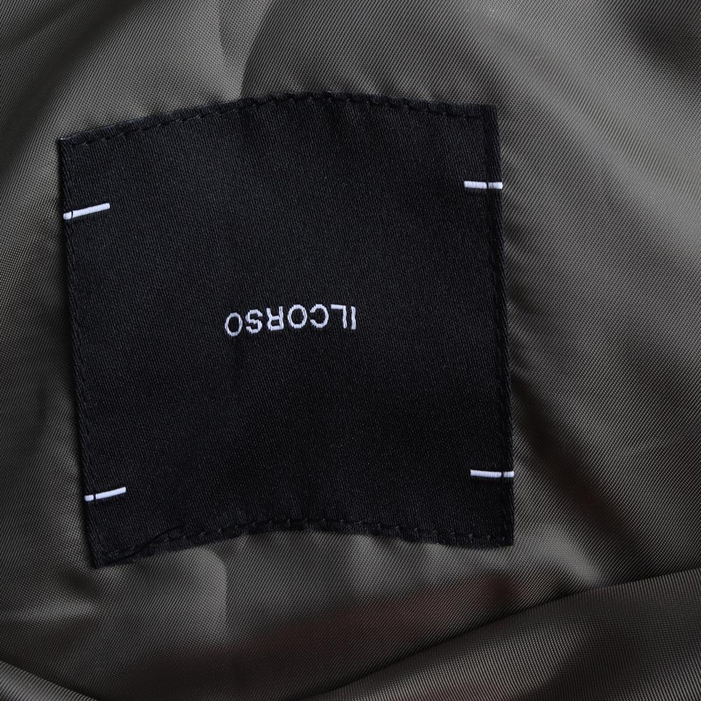 일꼬르소 카키 더블 포켓 오버핏 집업재킷 이미지 6