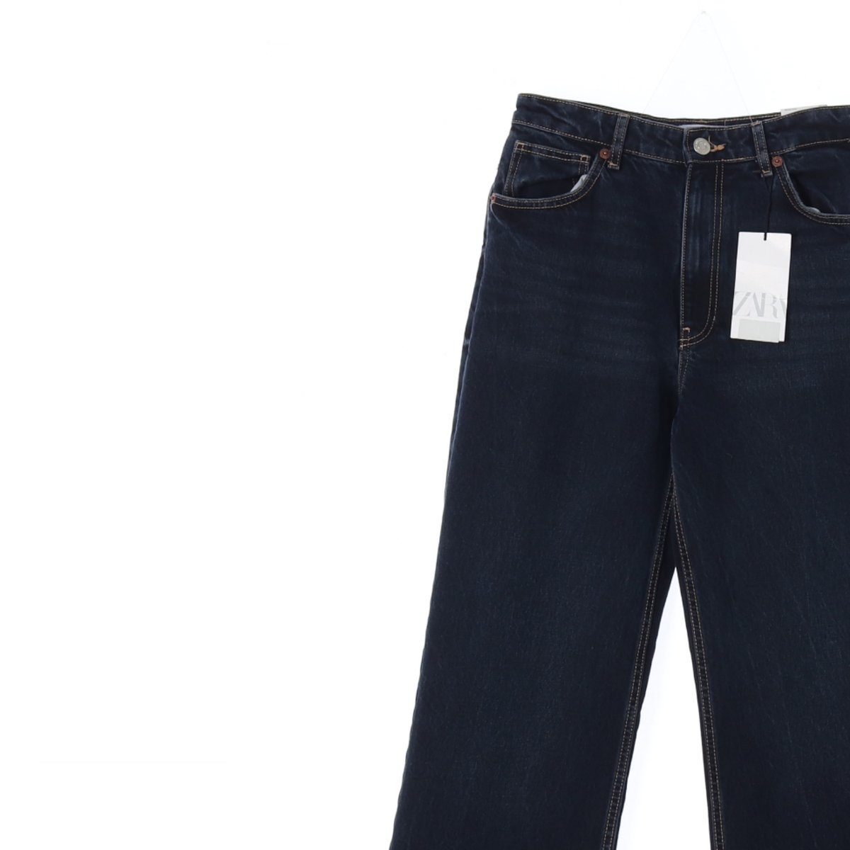 (새상품) 자라 진청 와이드 데님 청바지 이미지 2