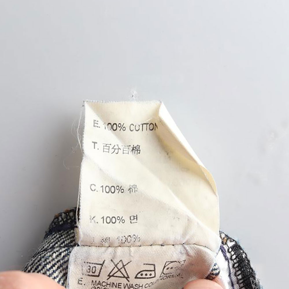 리바이스501 진청 워싱 데님 청바지 진 이미지 6