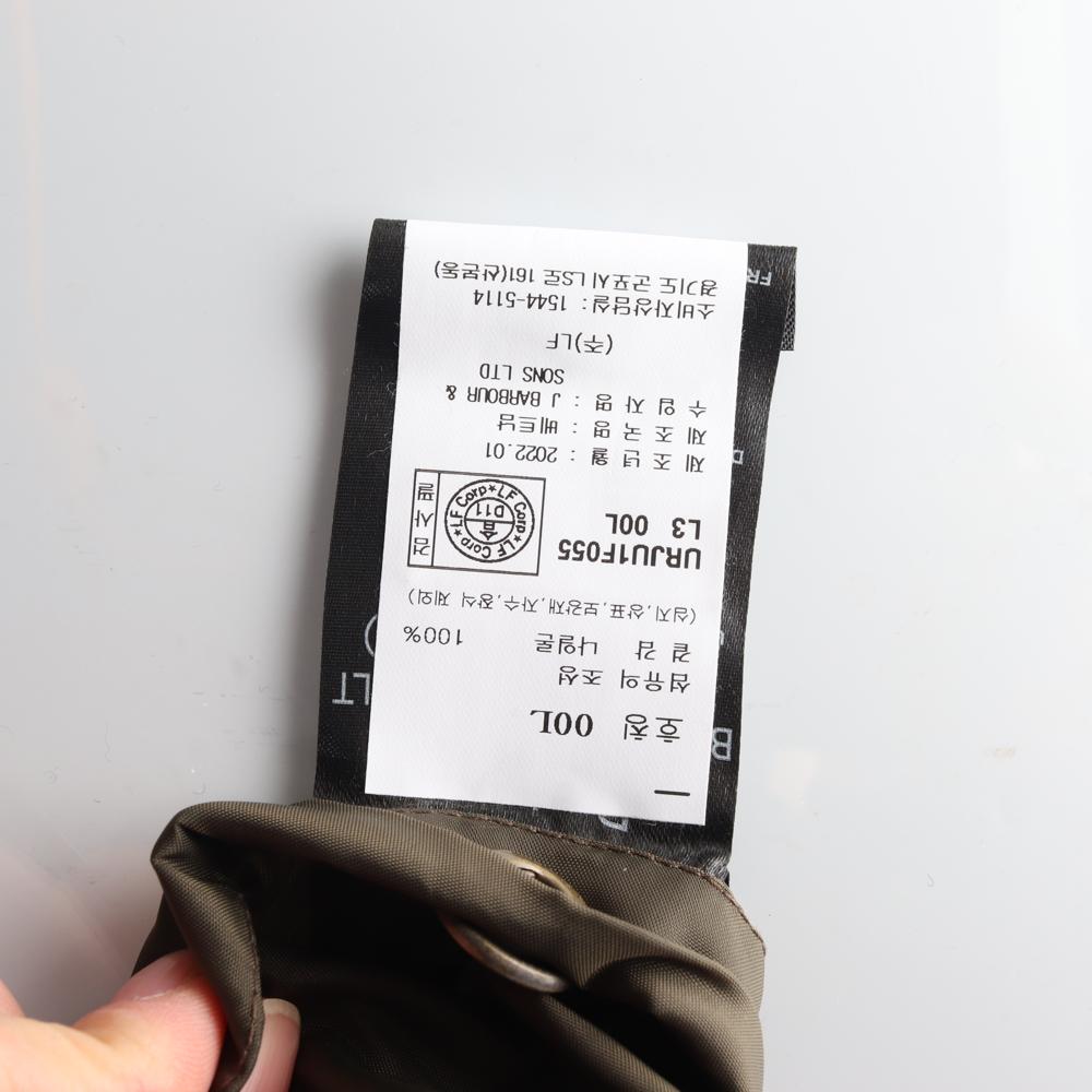 바버 카키 퀼팅 패딩 셔츠 재킷 이미지 7