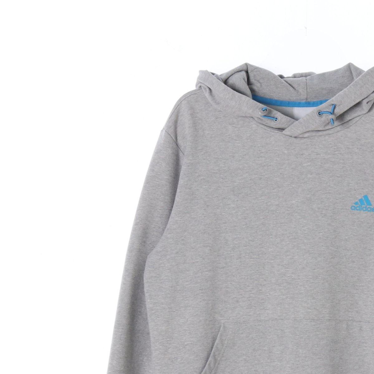 아디다스 그레이 트레이닝 후디 후드 티셔츠 이미지 2