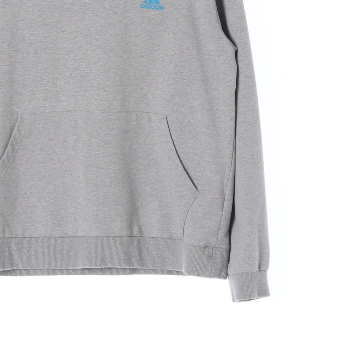 아디다스 그레이 트레이닝 후디 후드 티셔츠 이미지 3