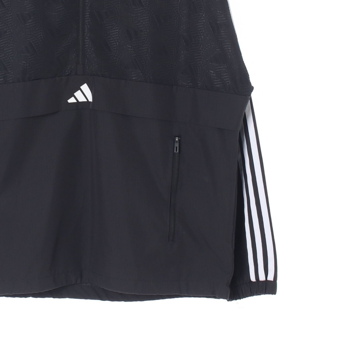 아디다스 삼선 블랙 아노락 바람막이 이미지 3