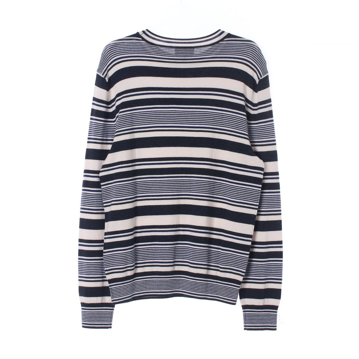 아페쎄 울100 스트라이프 긴팔 니트 티셔츠 이미지 4