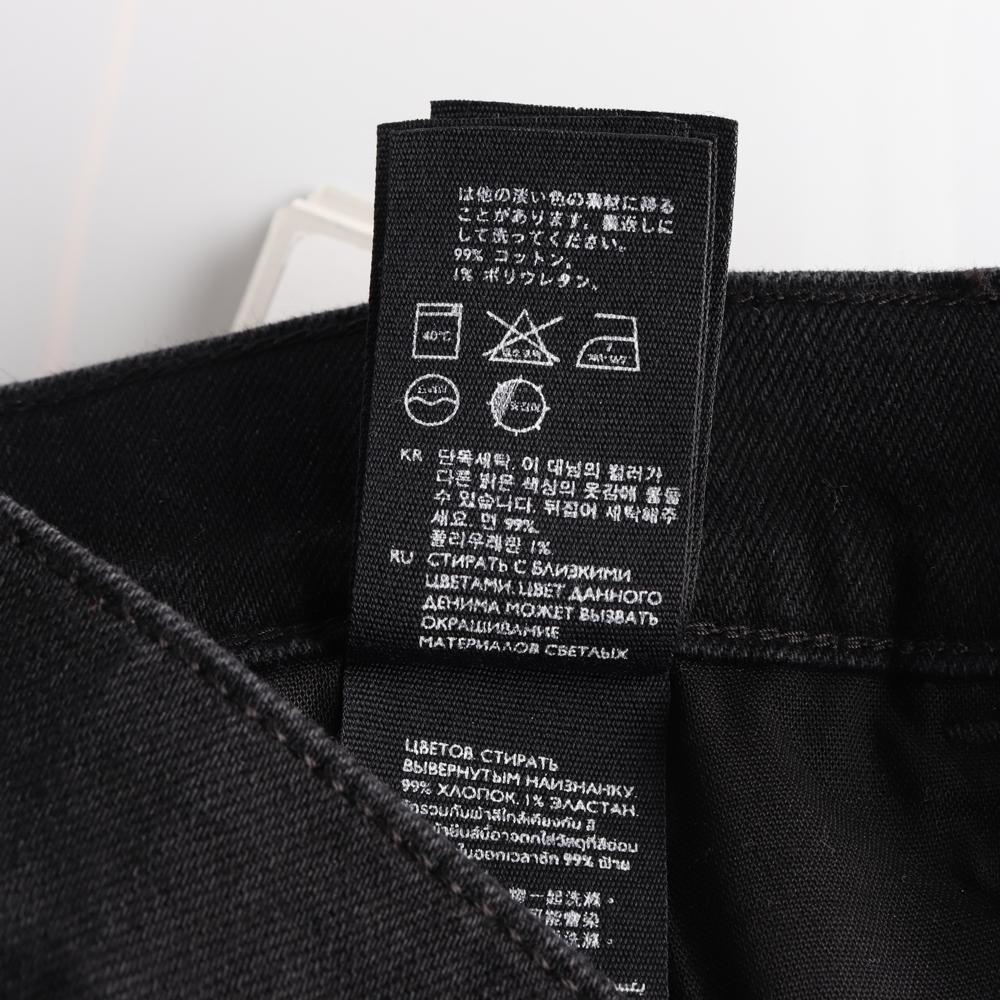 코스 블랙진 데님 청바지 이미지 6