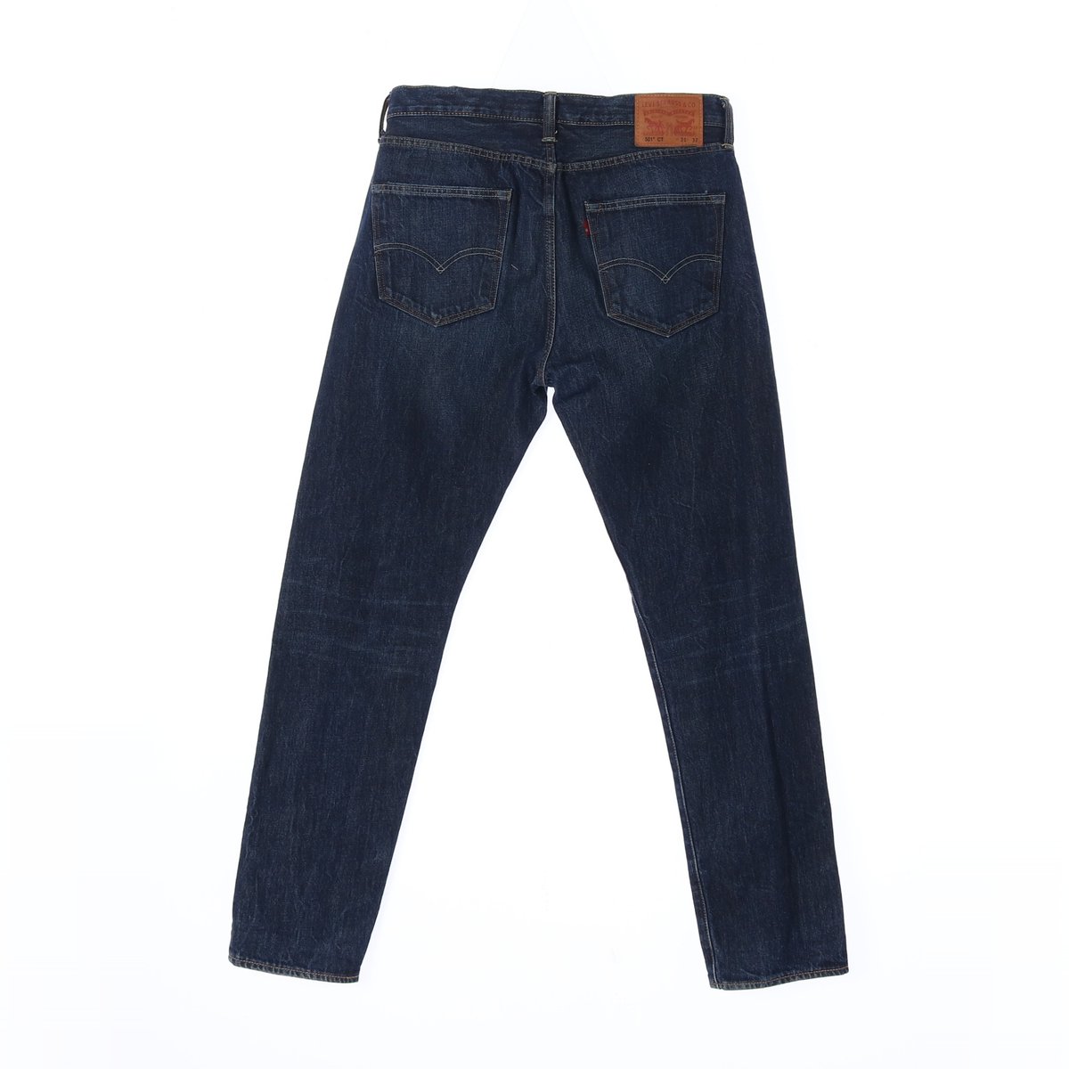 리바이스501CT 진청 데님 진 청바지 이미지 4