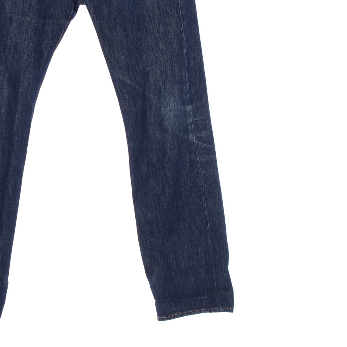 리바이스501 진청 워싱 롤업 데님 진 청바지 이미지 3