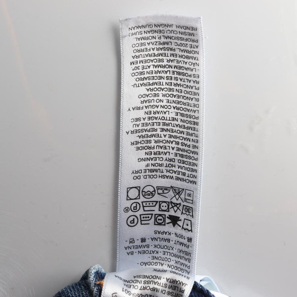 리바이스501 중청 데님 진 청바지 이미지 6